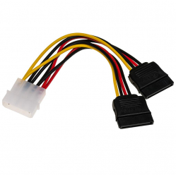 Adapter Akyga Molex / 2x SATA 15cm AK-CA-16