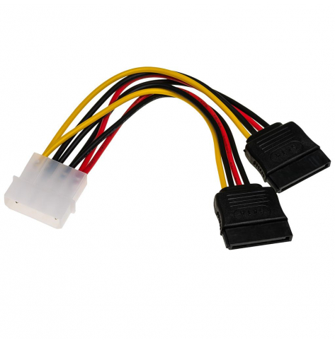 Adapter zasilania Akyga Molex / 2x SATA 15cm AK-CA-16