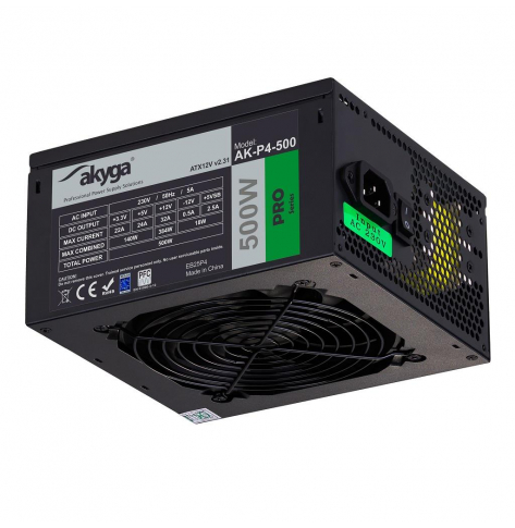 Zasilacz Akyga ATX Pro Semi-Modular 500W AK-P4-500 Fan 120 mm PFC