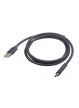 Kabel GEMBIRD USB-C 2.0 1m czarny