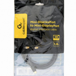 Kabel GEMBIRD mini DisplayPort 1.8m V1.2 4K Czarny