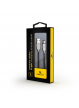 Kabel GEMBIRD Premium USB do 8-pin 1m, metalowe wtyki, gumowany, czarny