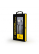 Kabel GEMBIRD Premium USB 8-pin 2m metalowe wtyki oplot spiralny szary metal