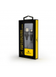 Kabel GEMBIRD Premium USB 2.0 8-pin 1m metalowe wtyki oplot czarny/biały