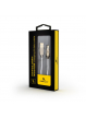 Kabel GEMBIRD micro USB 2.0 AM-MBM5P 1m biały metalowe wtyki gumowany