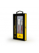 Kabel GEMBIRD micro USB 2.0 AM-MBM5P metalowe wtyki gumowany 2m czerwony