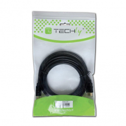 Kabel HDMI-HDMI Techly 304499 M/M 1.4 Ethernet, ekranowany, 5m, czarny