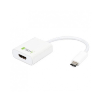 Adapter USB-C 3.1 na HDMI M/Ż, biały Techly