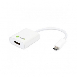 TECHLY 020409 Techly Adapter USB-C 3.1 na HDMI M/Ż, biały