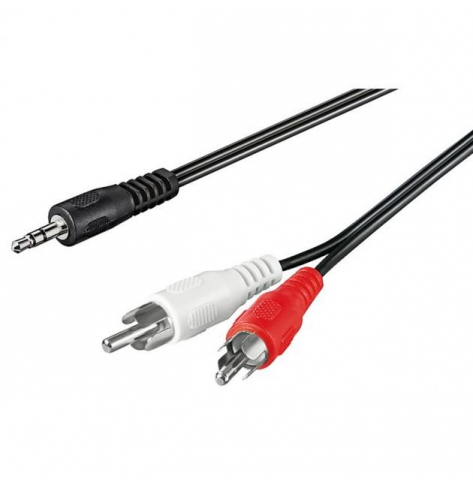 TECHLY 504402 Techly Kabel audio stereo Jack 3.5mm na 2x RCA M/M 50cm