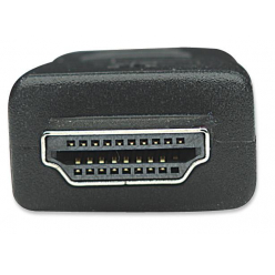 TECHLY 304611 Techly Kabel monitorowy HDMI/DVI-D 24+1 M/M 1.8m czarny