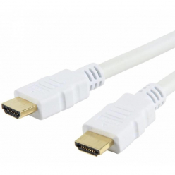 TECHLY 306905 Techly Kabel monitorowy HDMI-HDMI M/M Ethernet 3D 4K, 1m, biały