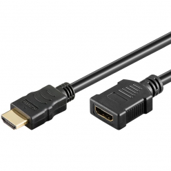 TECHLY 306127 Techly Kabel przedłużacz monitorowy HDMI-HDMI M/F 1,8m czarny