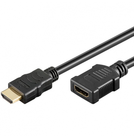 Kabel przedłużacz monitorowy HDMI-HDMI 1,8m czarny TECHLY