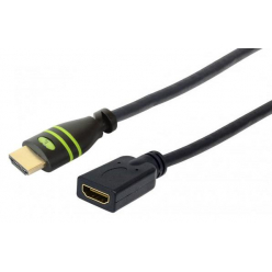 TECHLY 106862 Techly Kabel przedłużacz monitorowy HDMI-HDMI M/F 5m Ethernet 4K@60Hz czarny