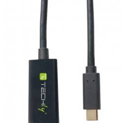 TECHLY 106312 Techly Kabel monitorowy adapter USB-C DP AltMode na HDMI 4K M/M 2m czarny