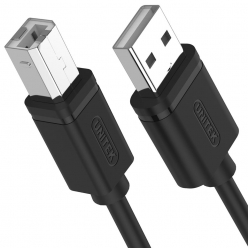 UNITEK Y-C421GBK Unitek kabel USB 2.0 AM-BM, 5m; Y-C421GBK