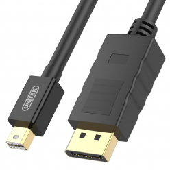 UNITEK Y-C612BK Unitek Kabel miniDisplayPort - DisplayPort M/M, 3m; Y-C612BK