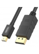 Kabel UNITEK miniDisplayPort - DisplayPort M/M, 3m