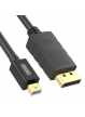 UNITEK Y-C612BK Unitek Kabel miniDisplayPort - DisplayPort M/M, 3m; Y-C612BK