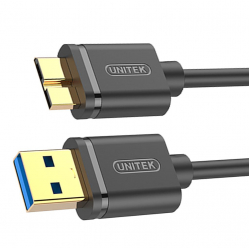 Kabel UNITEK USB 3.0 microUSB Typ-B - USB, 2.0m