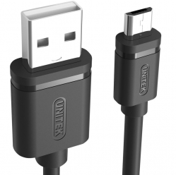 Kabel UNITEK USB 2.0-micro M/M, 1,5m; Y-C434GBK