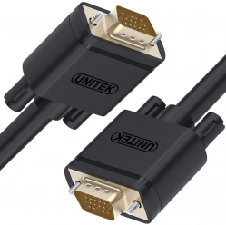 Kabel VGA UNITEK HD15 M/M 1.5m Premium