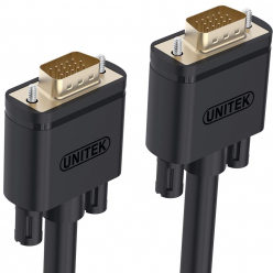 UNITEK Y-C504G Unitek Kabel VGA HD15 M/M 3m, Premium, Y-C504G