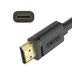 UNITEK Y-C138 Unitek Kabel HDMI v.2.0 M/M 2m, gold, BASIC, Y-C138