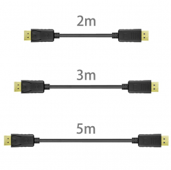 Kabel DisplayPort UNITEK M/M, 2,0m