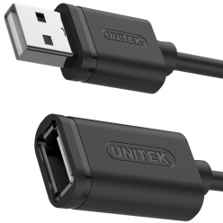 UNITEK Y-C447GBK Unitek przedłużacz USB2.0 AM-AF, 0,5m; Y-C447GBK
