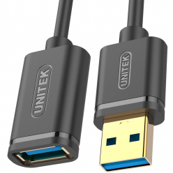 UNITEK Y-C456GBK Unitek przedłużacz USB3.0 AM-AF, 0,5m; Y-C456GBK