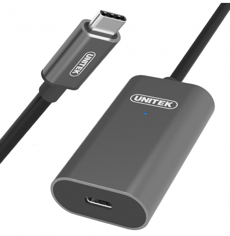 Wzmacniacz UNITEK sygnału USB 3.1 Typ-C, 5m, M/F