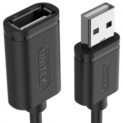 UNITEK Y-C428GBK Unitek przedłużacz USB2.0 AM-AF, 1,0m; Y-C428GBK