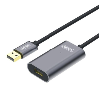 Wzmacniacz sygnału USB 2.0 UNITEK, 10m, Alu.