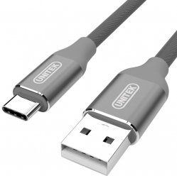 Kabel USB typ-C 2.0 Gray Unitek Y-C4025AGY