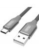 UNITEK Y-C4025AGY Unitek Kabel USB - USB typ-C 2.0 Gray, Y-C4025AGY