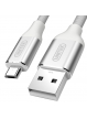 UNITEK Y-C4026ASL Unitek Kabel USB - microUSB 2.0 Silver, Y-C4026ASL