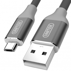 Kabel UNITEK USB - microUSB 2.0 Gray