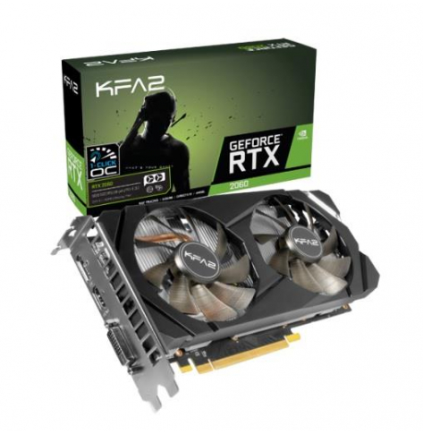 Karta graficzna KFA2 GeForce RTX 2060 1-Click OC 6GB GDDR6 192-bit DP HDMI DVI-D