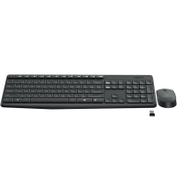 Klawiatura i mysz Logitech MK235, Szare, CZE