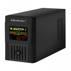 UPS Qoltec MONOLITH 1000VA 600W LCD USB