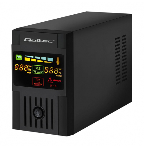 UPS Qoltec MONOLITH 1200VA 720W LCD USB