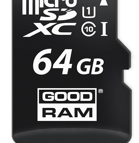 Karta Pamięci GOODRAM Micro SDXC 64GB Class 10 UHS-I + Adapter
