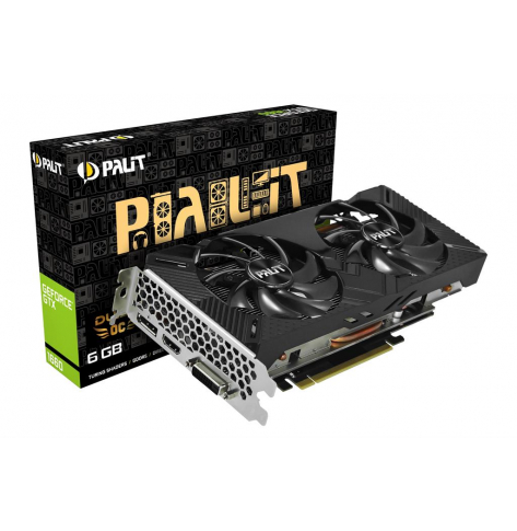 Karta graficzna Palit GeForce GTX 1660 Dual OC 6G GDDR5 192bit DVI HDMI DP