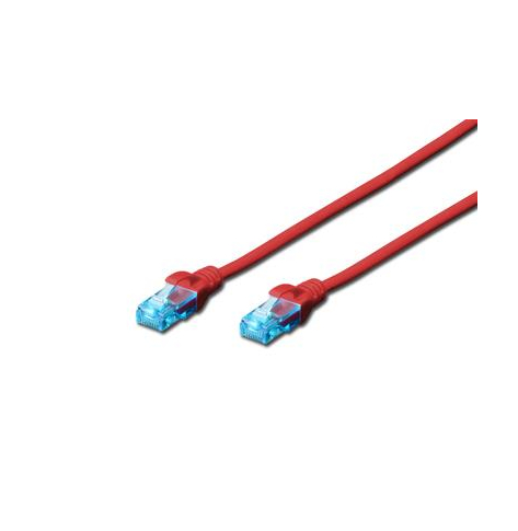 DIGITUS DK-1512-070/R Kabel Digitus patch cord UTP, CAT.5E, czerwony, 7,0 m, 15 LGW