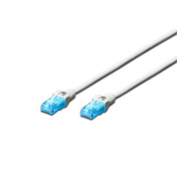 Kabel DIGITUS RJ45-RJ45 kat.5e U/UTP AWG 26/7 PVC 7m biały 1szt