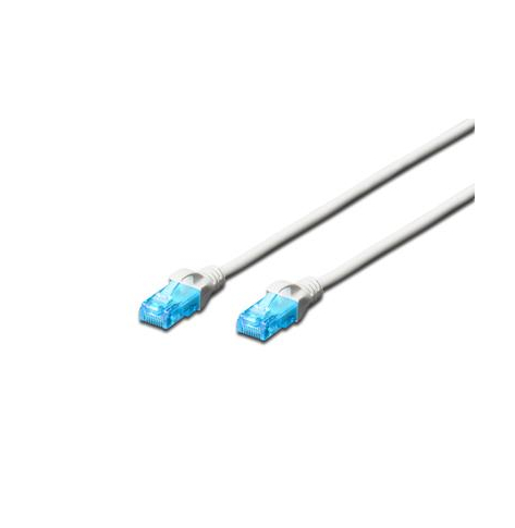 DIGITUS Kabel krosowy (patch cord) RJ45-RJ45 kat.5e U/UTP AWG 26/7 PVC 7m biały 1szt