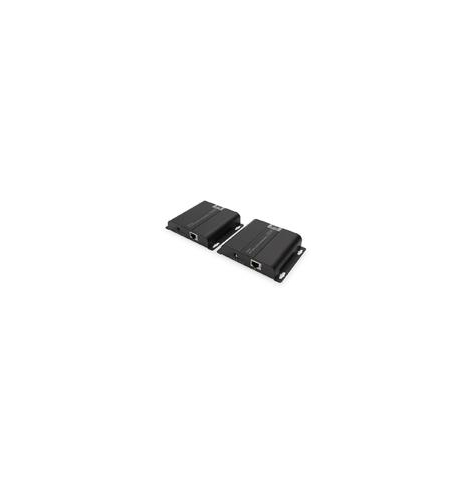 DIGITUS DS-55124 DIGITUS Przedłużacz HDMI IP/Cat.5-7 120m 4K 30Hz UHD PoE HDCP 1.4 IR (zestaw)