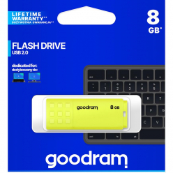 Pamięć USB GOODRAM UME2 8GB USB 2.0 Żółta